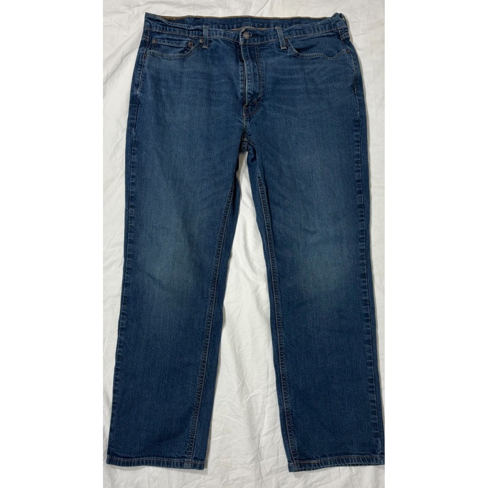 Levi's 541 Mens Athletic Tapered Leg Jeans Blue Denim 5-Pocket Classic 38x30